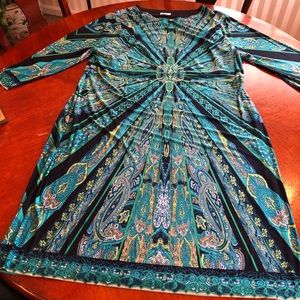 Very pretty multi colored Chico’s dress